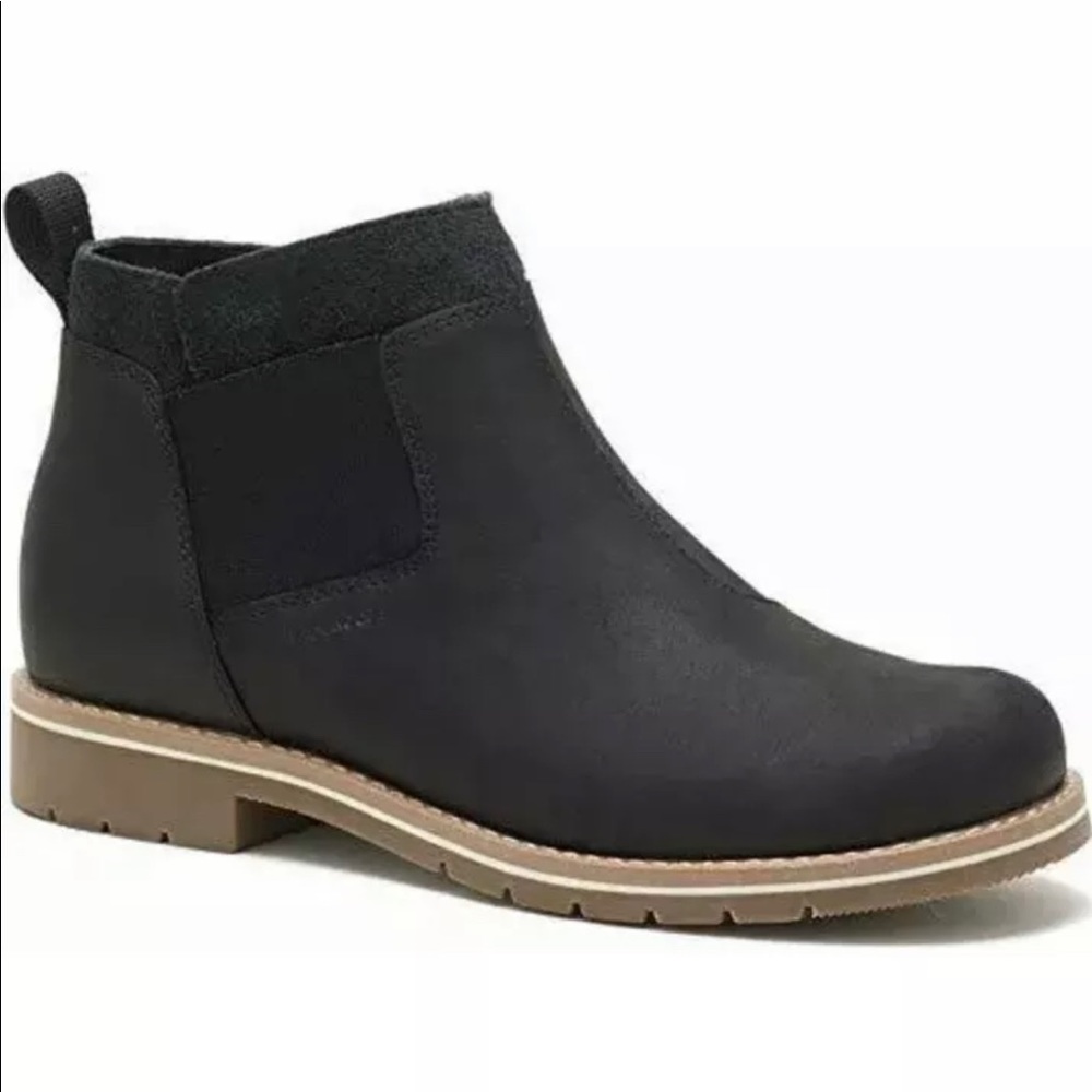 NIB Chaco Cataluna Explorer Chelsea Boots Women’s 8.5 M EU 39.5 Black Leather